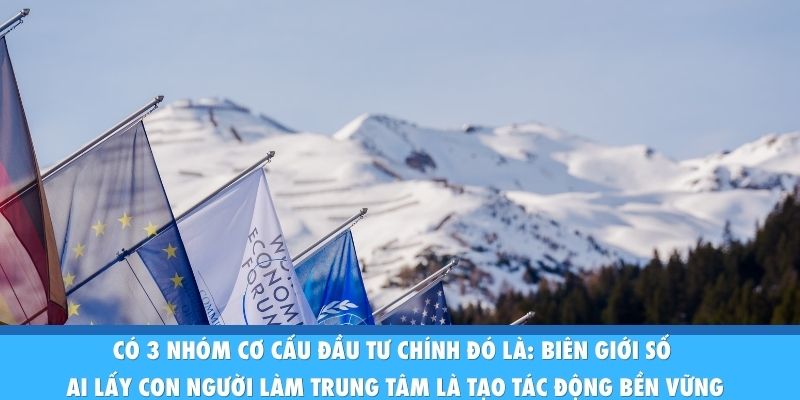 Có 3 nhóm cơ cấu đầu tư chính đó là: Biên giới số - AI lấy con người làm trung tâm là tạo tác động bền vững