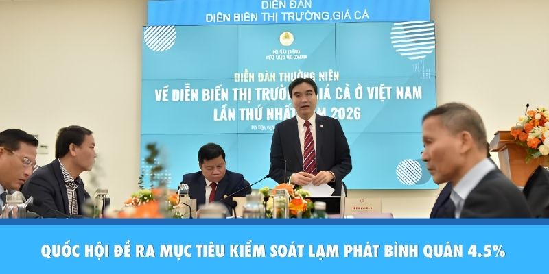 Phân Tích Tình Hình Lạm Phát Hiện Nay: Thách Thức Và Giải Pháp 2026 Quốc hội đề ra mục tiêu kiểm soát lạm phát bình quân 4.5%