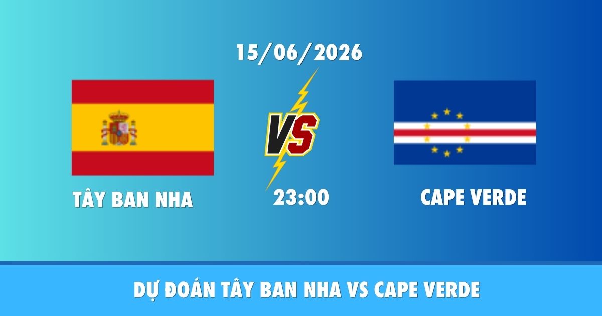 du doan tay ban nha vs cape verde